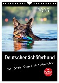 Deutscher Schäferhund - Der beste Freund des Menschen (Wandkalender 2025 DIN A4 hoch), CALVENDO Monatskalender - Petra Schiller