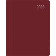 Cover-Bild zum Titel 'Taschenkalender bordeaux 2026 - Büro-Kalender 8,3x10,7- 1W/2S - flexibler Kunststoffeinband - 660-1011' von ''