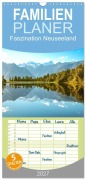 Cover-Bild zum Titel 'Familienplaner 2027 - Faszination Neuseeland mit 5 Spalten (Wandkalender, 21 x 45 cm) CALVENDO' von 'Dietmar Janietz'