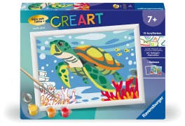 Cover-Bild zum Titel 'CreArt, Malen nach Zahlen Kinder - Meeresschildkröte' von ''