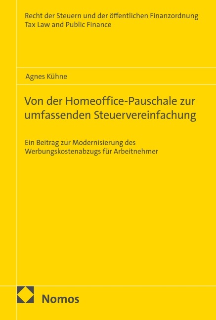 Von der Homeoffice-Pauschale zur umfassenden Steuervereinfachung - Agnes Kühne