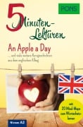 Cover-Bild zum Titel 'PONS 5-Minuten-Lektüren Englisch A2  -  An Apple a Day' von ''