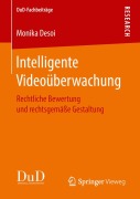 Cover-Bild zum Titel 'Intelligente Videoüberwachung' von 'Monika Desoi'