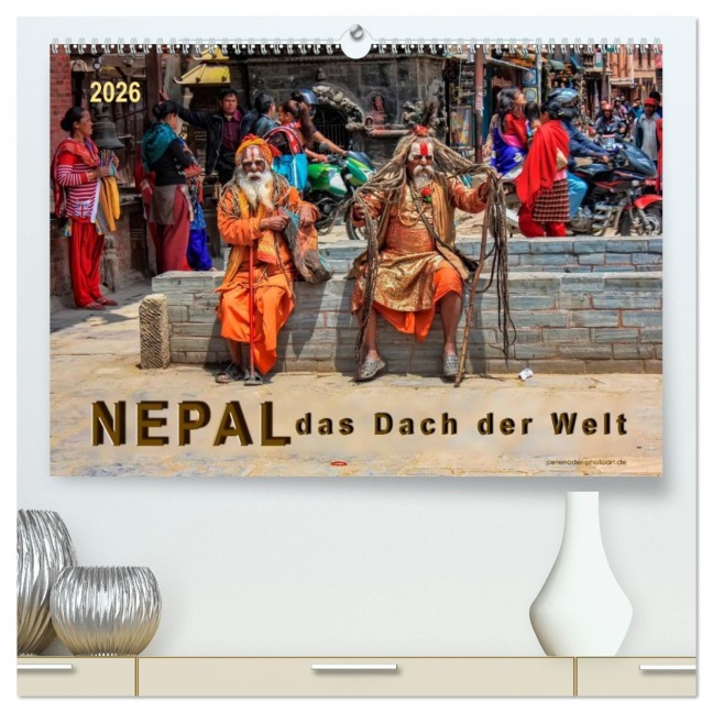 Nepal - das Dach der Welt (hochwertiger Premium Wandkalender 2026 DIN A2 quer), Kunstdruck in Hochglanz - Peter Roder