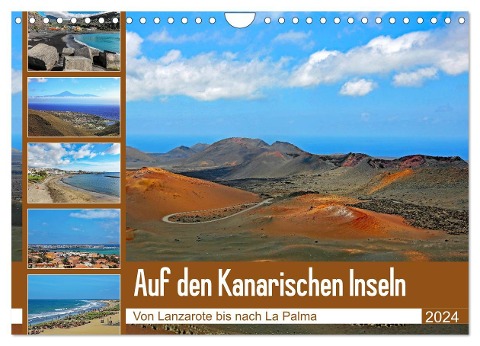 Auf den Kanarischen Inseln (Wandkalender 2024 DIN A4 quer), CALVENDO Monatskalender - Klaus Eppele