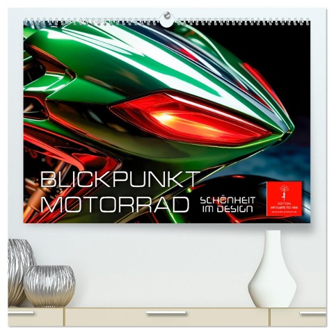 Blickpunkt Motorrad Schönheit im Design (hochwertiger Premium Wandkalender 2025 DIN A2 quer), Kunstdruck in Hochglanz - Peter Roder