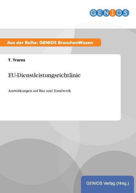 EU-Dienstleistungsrichtlinie - T. Trares