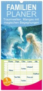 Cover-Bild zum Titel 'Familienplaner 2027 - Traumwelten. Mangas mit magischen Begegnungen mit 5 Spalten (Wandkalender, 21 x 45 cm) CALVENDO' von 'Rose Hurley'
