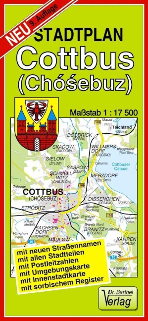 Cottbus 1 : 17 500 - Verlag Barthel