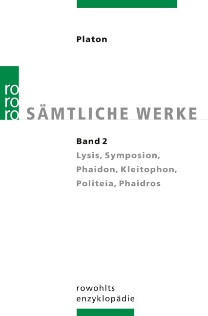 Sämtliche Werke 2 - Platon