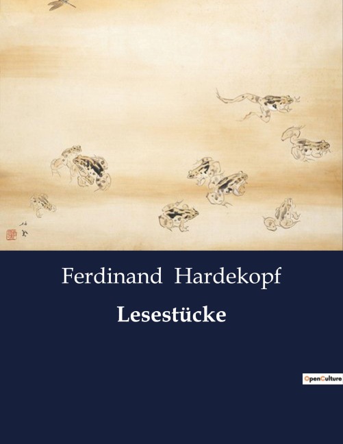 Lesestücke - Ferdinand Hardekopf