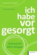 Cover-Bild zum Titel 'ich habe vorgesorgt' von 'Klaus Dieter Girnt'