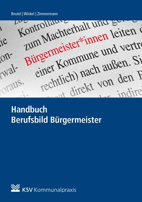 Handbuch Berufsbild Bürgermeister - 