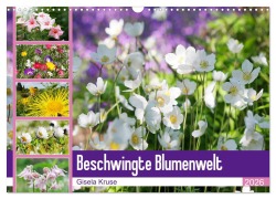 Cover-Bild zum Titel 'Beschwingte Blumenwelt (Wandkalender 2026 DIN A3 quer), CALVENDO Monatskalender' von 'Gisela Kruse'