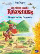 Cover-Bild zum Titel 'Der kleine Drache Kokosnuss - Einsatz bei der Feuerwehr' von 'Ingo Siegner'
