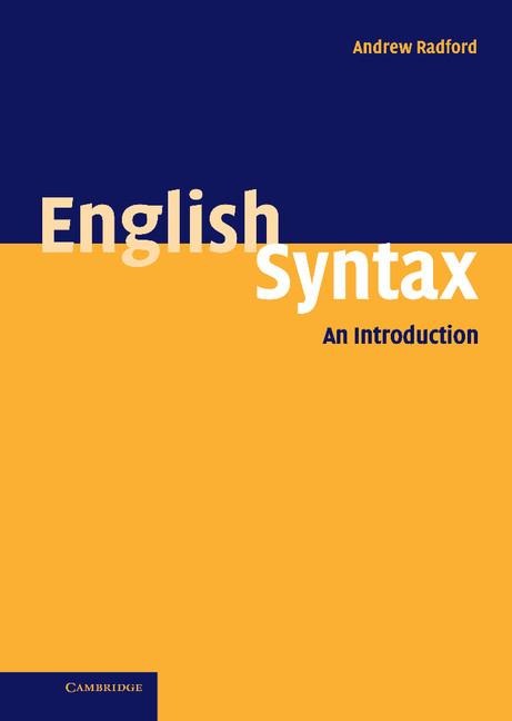 English Syntax - Andrew Radford