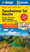 Mayr Wanderkarte Tannheimer Tal, Reutte XL 1:25.000 - 