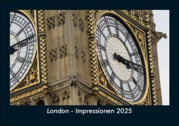 London - Impressionen 2025 Fotokalender DIN A5 - Tobias Becker