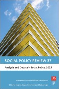 Cover-Bild zum Titel 'Social Policy Review 37' von ''