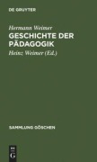 Cover-Bild zum Titel 'Geschichte der Pädagogik' von 'Hermann Weimer'