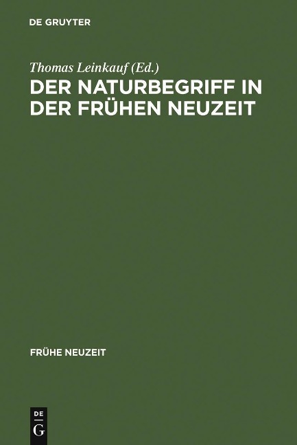 Der Naturbegriff in der Frühen Neuzeit - 