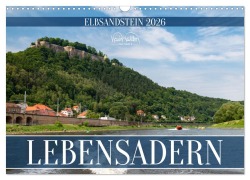 Cover-Bild zum Titel 'Lebensadern - Elbsandstein (Wandkalender 2026 DIN A3 quer), CALVENDO Monatskalender' von 'Kevin Walther'
