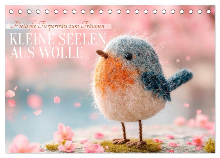 Kleine Seelen aus Wolle (Tischkalender 2027 DIN A5 quer), CALVENDO Monatskalender - Anne Seltmann
