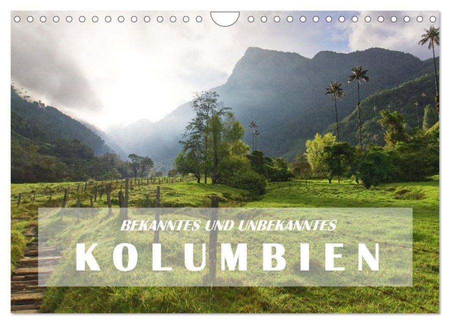 BEKANNTES UND UNBEKANNTES KOLUMBIEN (Wandkalender 2026 DIN A4 quer), CALVENDO Monatskalender - Askson Vargard