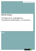 Cover-Bild zum Titel 'Die Eigenart des ontologischen Gottesbeweises des Anselm von Canterbury' von 'Rafailia Voltsiou'