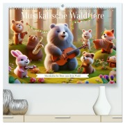 Cover-Bild zum Titel 'Musikalische Waldtiere (hochwertiger Premium Wandkalender 2026 DIN A2 quer), Kunstdruck in Hochglanz' von 'Paul Michalzik'