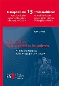 Cover-Bild zum Titel 'The version that wanted to be written' von 'Kylie Giblett'