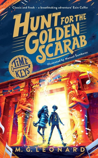 Hunt for the Golden Scarab - M. G. Leonard