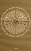 Cover-Bild zum Titel 'Aufzeichnungen aus dem Krieg' von 'Julien Gracq'