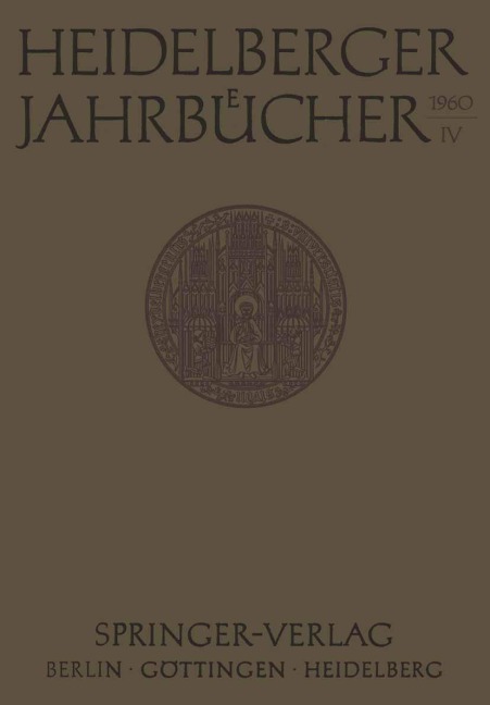 Heidelberger Jahrbücher - 