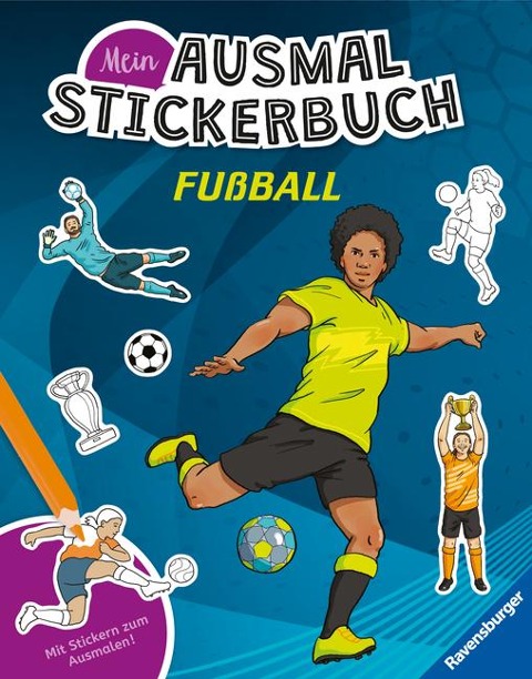 Mein Ausmalstickerbuch - Fußball - 