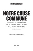 Cover-Bild zum Titel 'Notre cause commune' von 'Etienne Chouard'