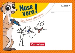 Cover-Bild zum Titel 'Nase vorn! - Deutsch 4. Schuljahr - Sachtexte schreiben' von 'Bea Herrmann, Kerstin Stiefermann'