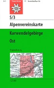 Cover-Bild zum Titel 'DAV Alpenvereinskarte 05/3 Karwendelgebirge Ost 1 : 25 000' von ''