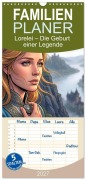 Cover-Bild zum Titel 'Familienplaner 2027 - Lorelei - Die Geburt einer Legende mit 5 Spalten (Wandkalender, 21 x 45 cm) CALVENDO' von 'Pixs:Sell'