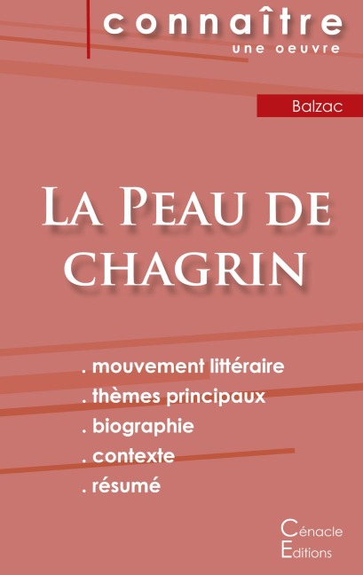 Fiche de lecture La Peau de chagrin de Balzac (Analyse littéraire de référence et résumé complet) - Honoré de Balzac