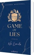 Cover-Bild zum Titel 'Game of Lies - No Limits (St. Gloria College 2)' von 'Yvonne Westphal'
