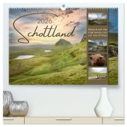 Cover-Bild zum Titel 'Schottland - Reise durch die Highlands und zur Isle of Skye (hochwertiger Premium Wandkalender 2026 DIN A2 quer), Kunstdruck in Hochglanz' von 'Alexa Gothe'