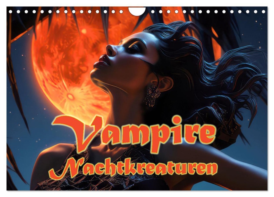 Vampire Nachtkreaturen (Wandkalender 2026 DIN A4 quer), CALVENDO Monatskalender - Liselotte Brunner-Klaus