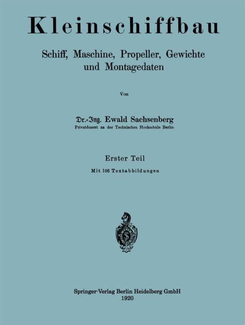Kleinschiffbau - Ewald Sachsenberg