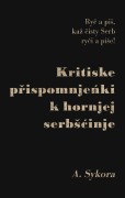 Cover-Bild zum Titel 'Kritiske prispomnjenki k hornjej serbscinje' von 'Jan Awgust Sykora'