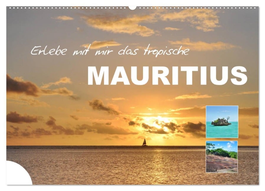 Erlebe mit mir das tropische Mauritius (Wandkalender 2025 DIN A2 quer), CALVENDO Monatskalender - Nadine Büscher