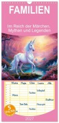 Cover-Bild zum Titel 'Familienplaner 2027 - Im Reich der Märchen, Mythen und Legenden mit 5 Spalten (Wandkalender, 21 x 45 cm) CALVENDO' von 'Claudia Kleemann'