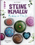 Cover-Bild zum Titel 'Steine bemalen. Mandalas von A bis Zen. Kreative Designs mit der Dotting-Technik' von 'Maja Condamin'