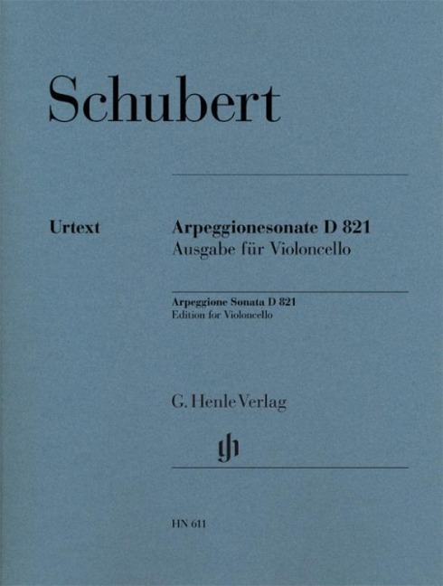 Sonate für Klavier und Arpeggione a-moll D 821 (op. post.) (Fassung für Violoncello) - Franz Schubert