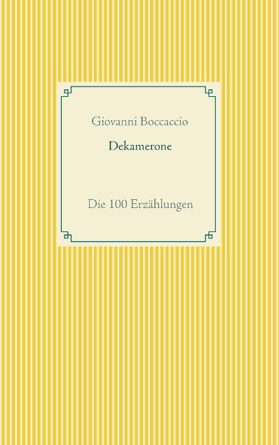 Dekamerone - Giovanni Boccaccio